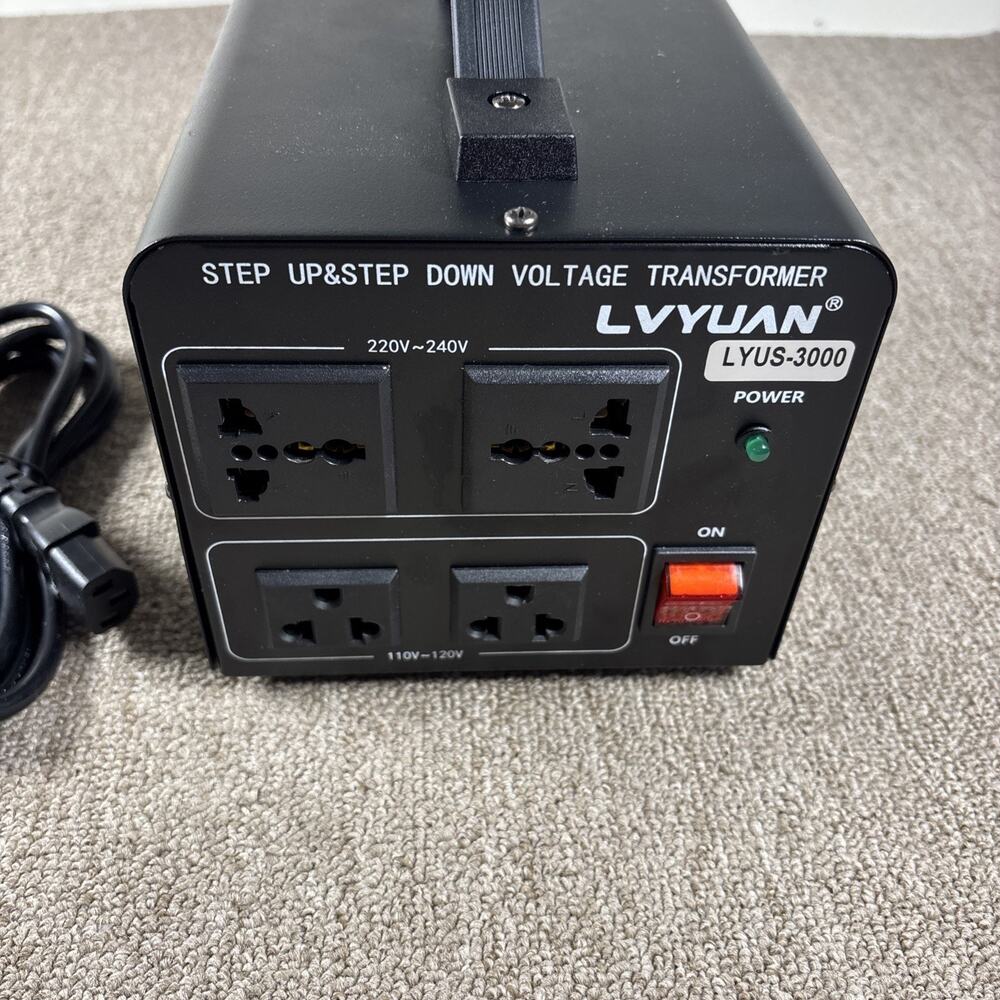 LVYUAN VTUS-1500 Voltage Converter Transformer cnvrt110V to 220V OR 220V to 110V
